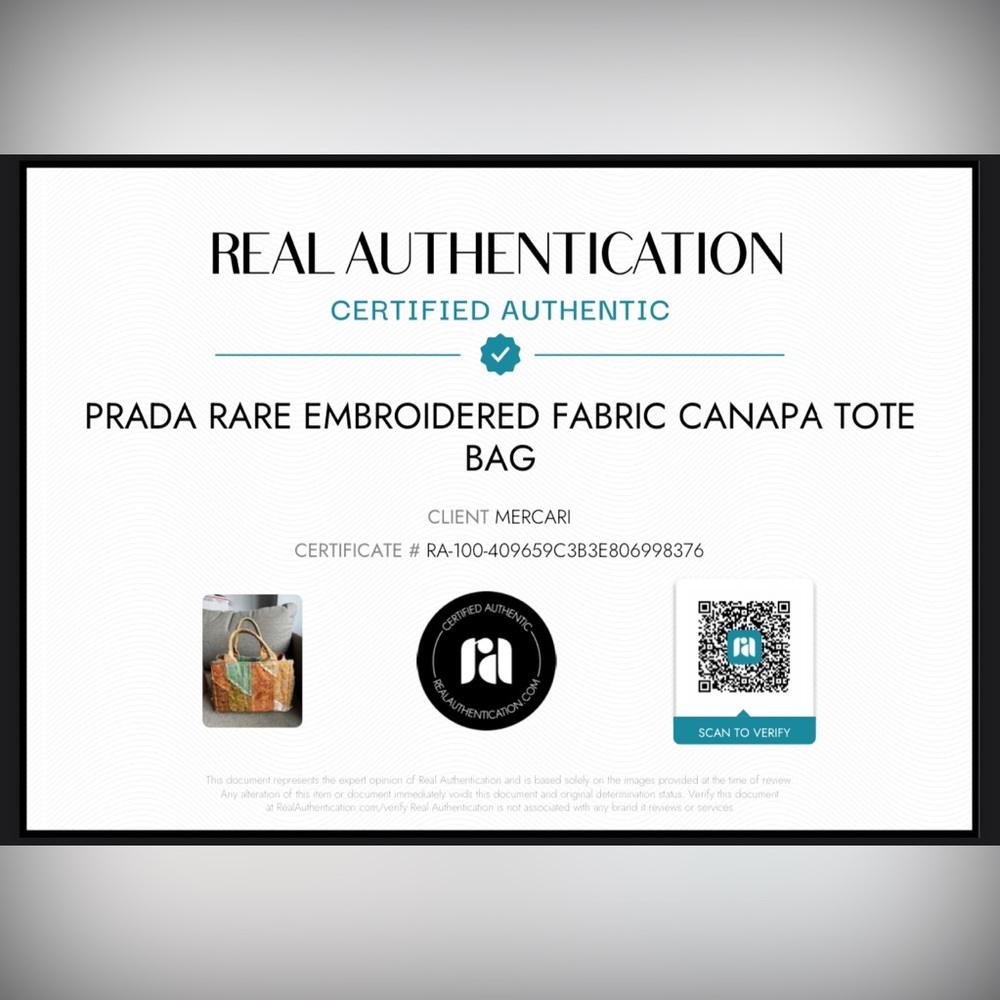 Prada Canapa Tote RARE Limited Edition - Picture 15 of 16